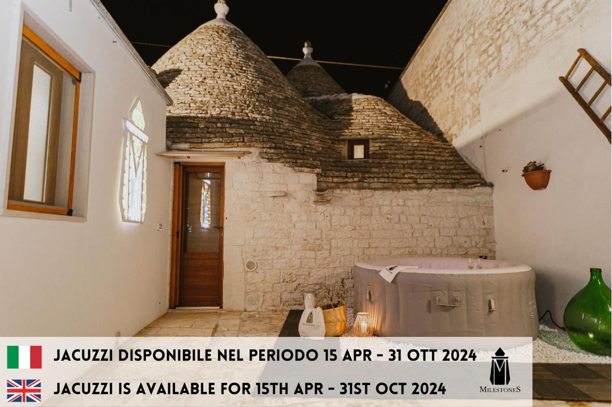 Milestones Modern Suite Trullo Jacuzzi Spa & Relax Alberobello Eksteriør bilde